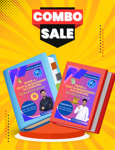 CA INTERMEDIATE COSTING COMBO (CONCEPTS BOOK + REVISION BOOK)